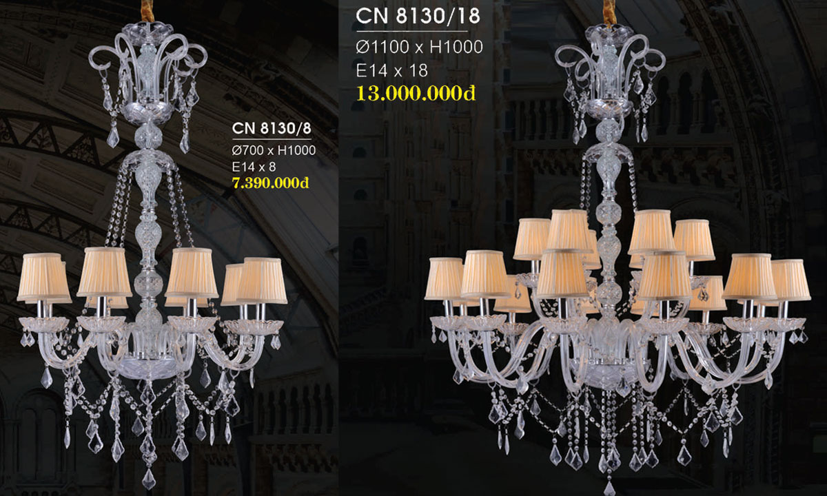 Đèn Chùm Trang Trí Hiện Đại Mẫu Mới Nhất